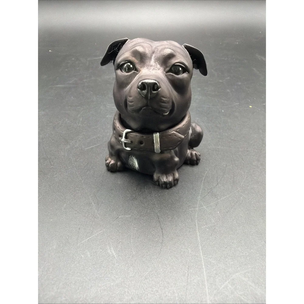 Neil Eyre Eyre Designs Staffordshire Bull Terrier Dog Trinket Box Signed LE 39